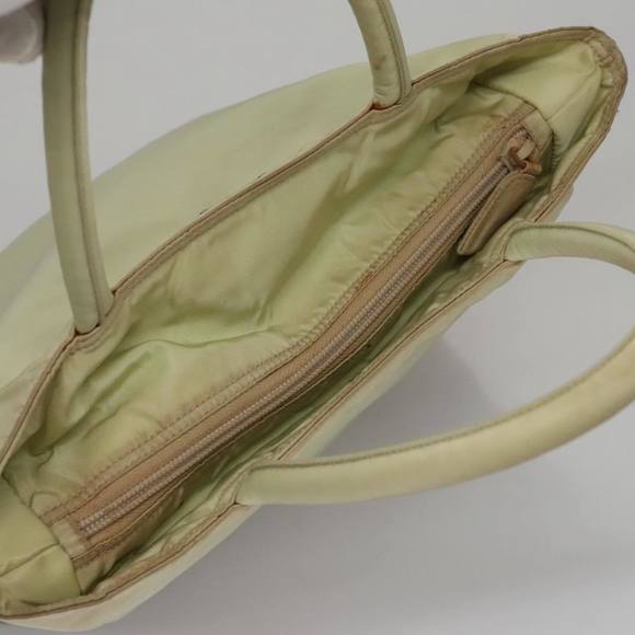 PRADA Hand Bag Nylon Beige Auth bs21346 - Picture 6 of 16